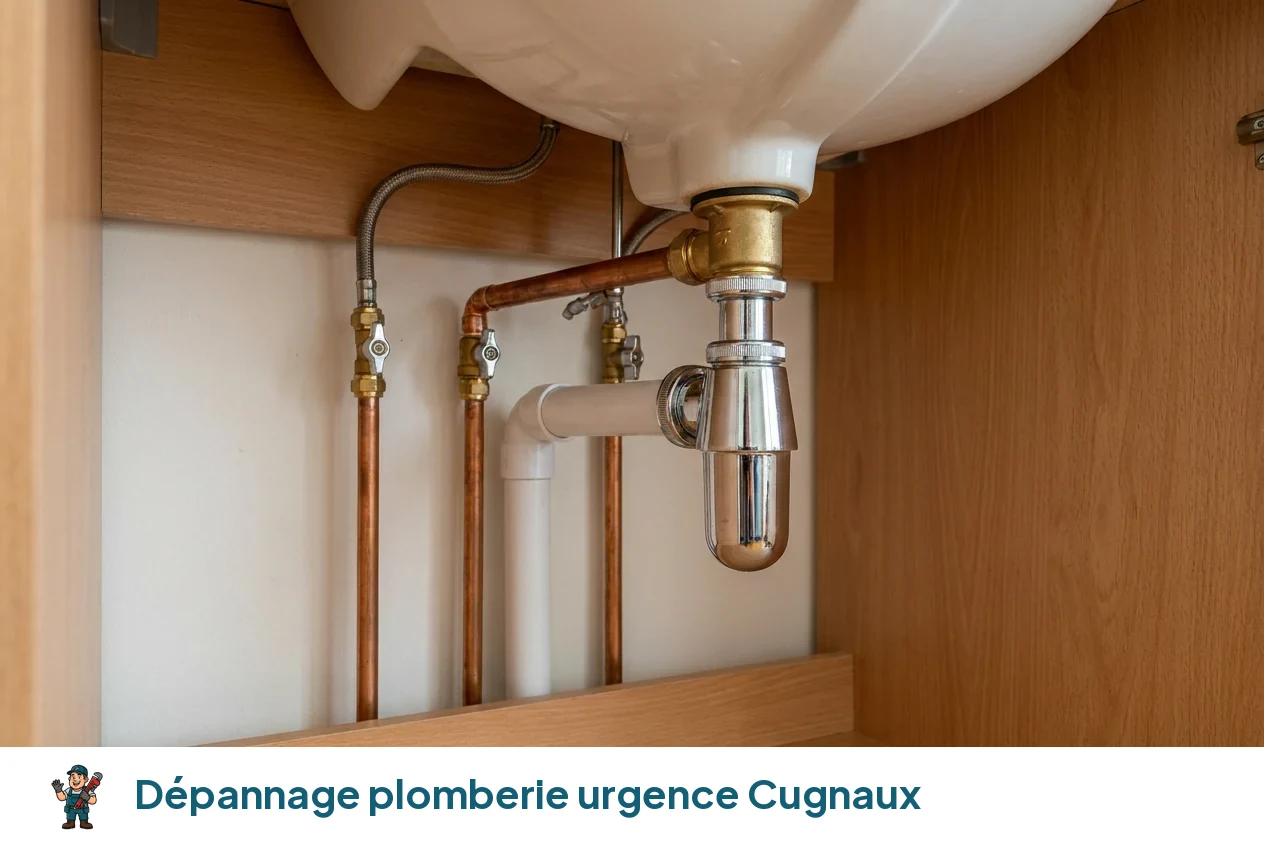 Dépannage plomberie urgence à Cugnaux
