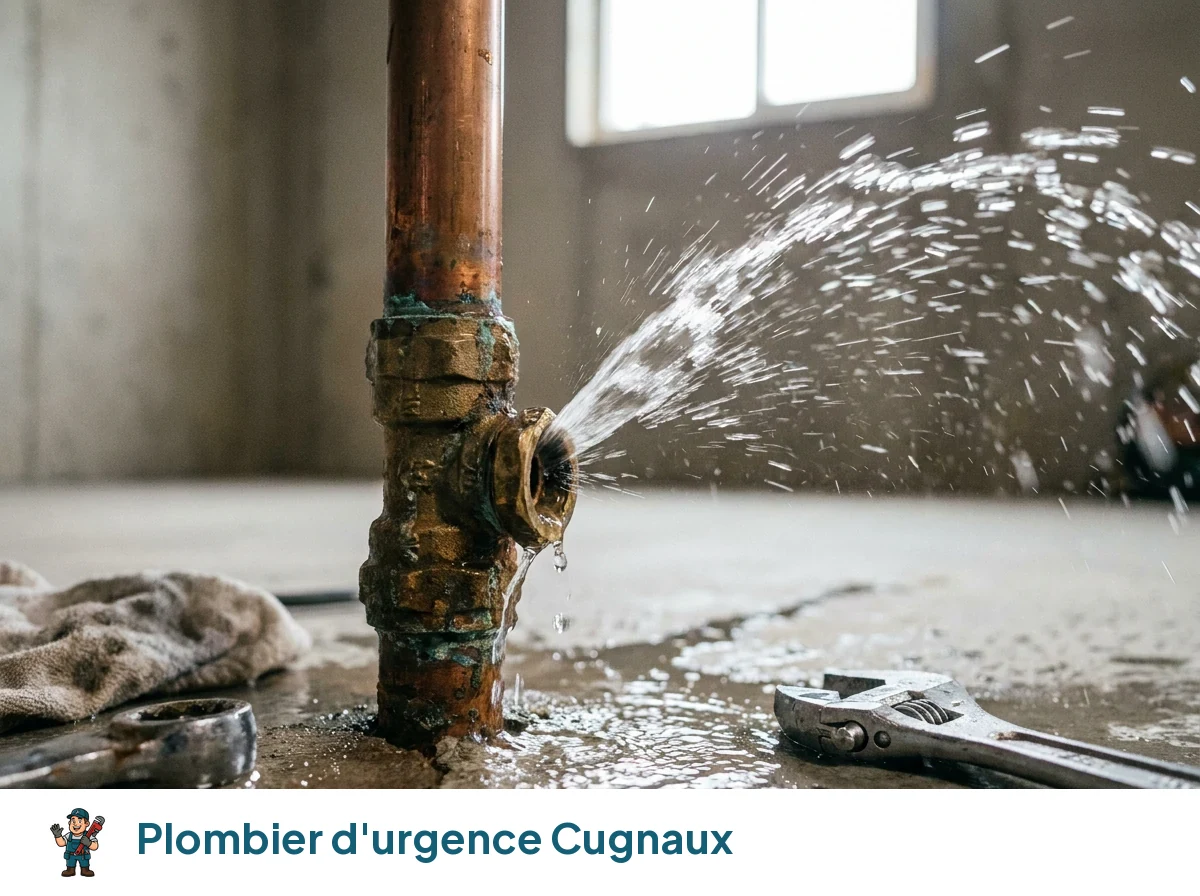 Plombier d'urgence à Cugnaux