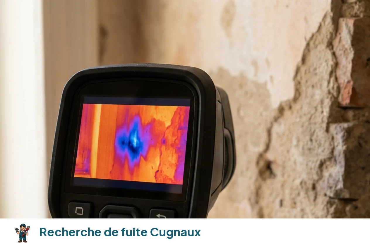 Recherche de fuite à Cugnaux
