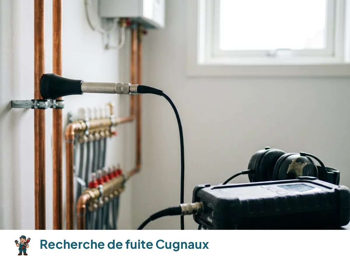 Recherche de fuite à Cugnaux
