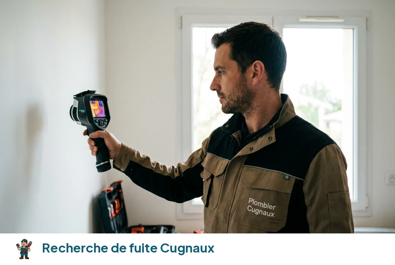 Recherche de fuite à Cugnaux