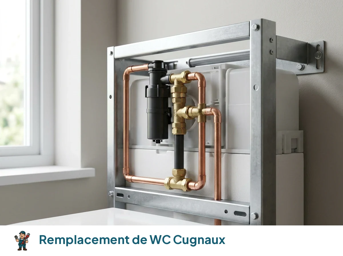Remplacement de WC à Cugnaux