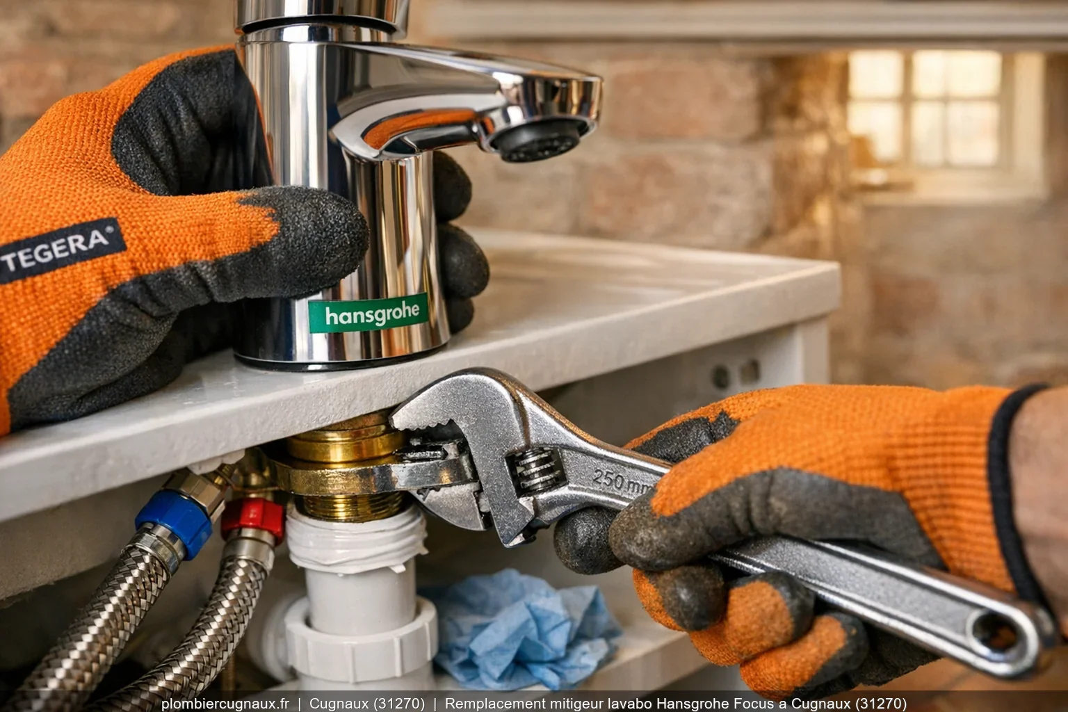 Remplacement mitigeur lavabo Hansgrohe Focus a Cugnaux (31270)