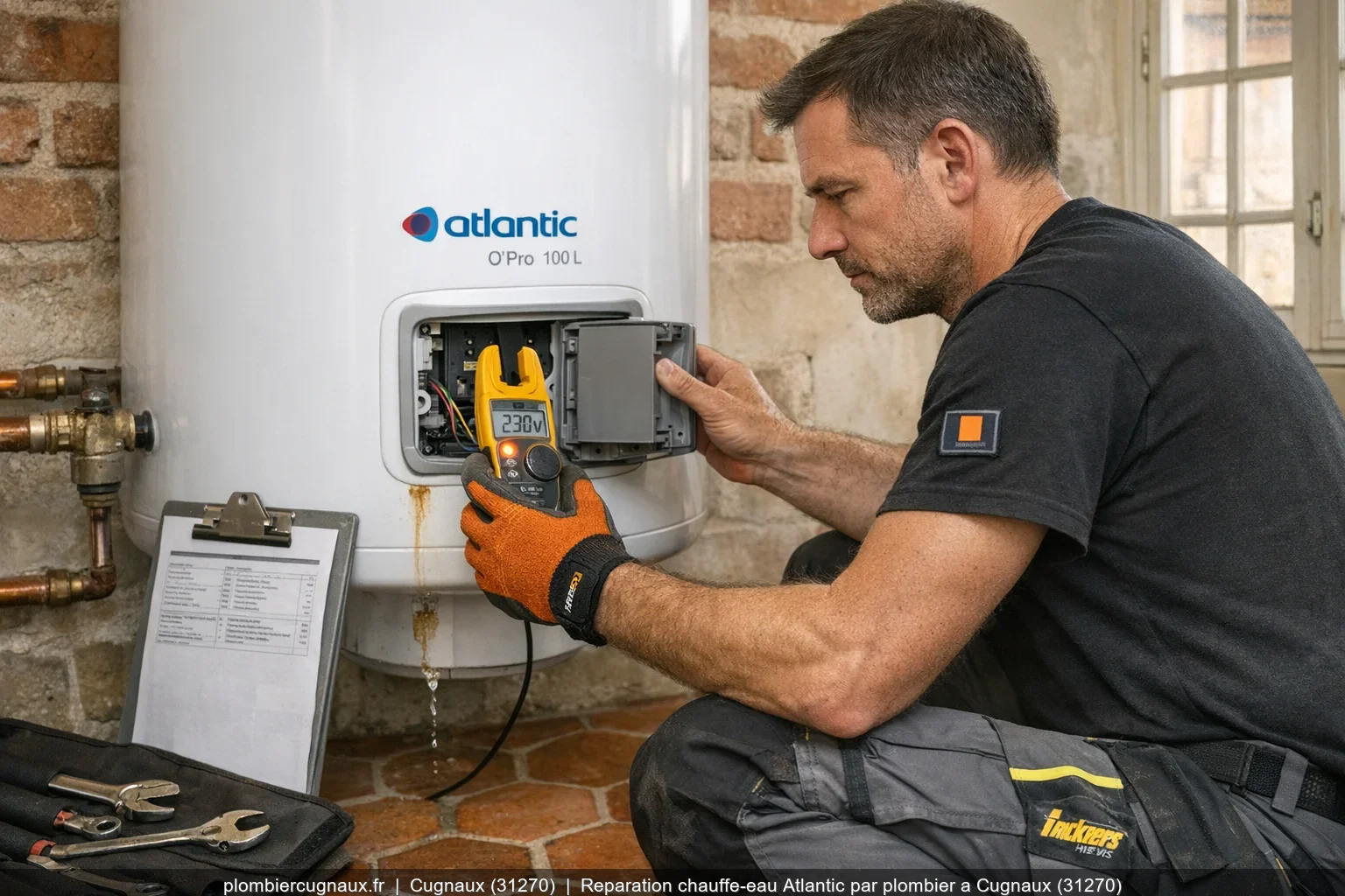 Reparation de chauffe-eau a Cugnaux