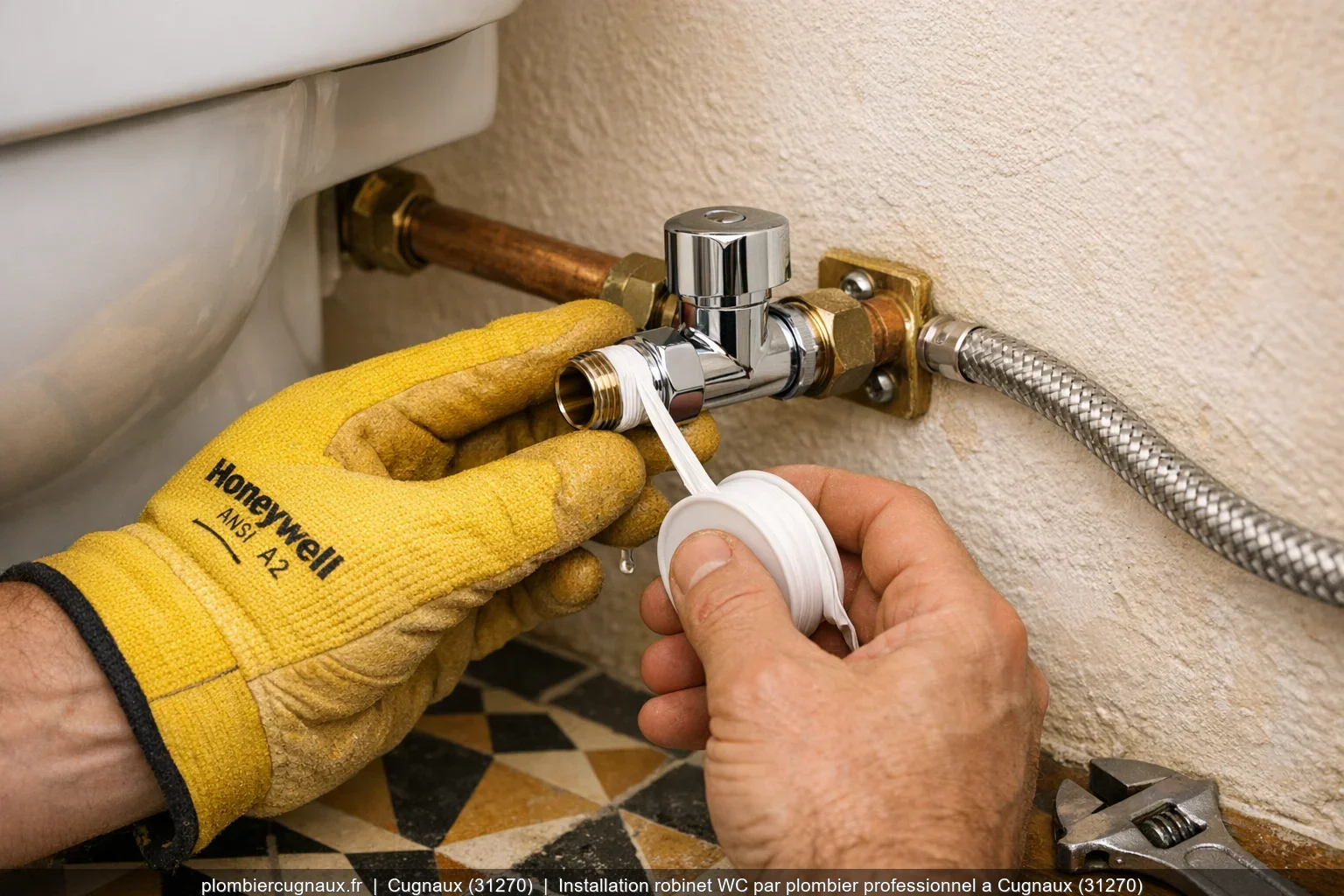 Robinet de WC a Cugnaux